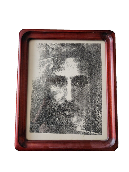 9x11" Print Wall Art Photo of man in Cherry-stained wood frame