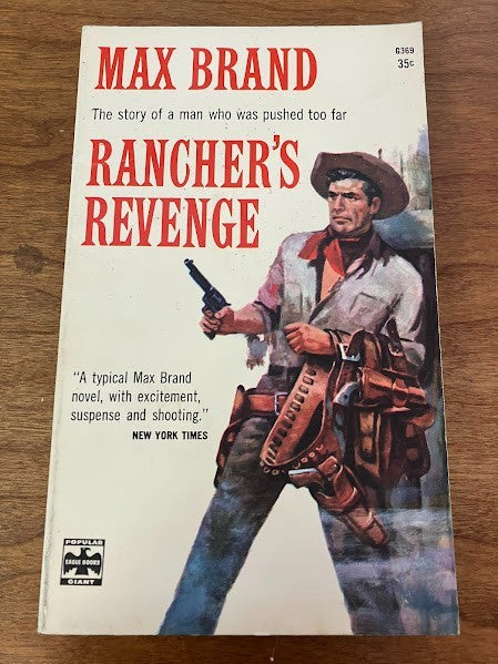 Vtg Paperbacks: Max Brand Books - Lot of 2