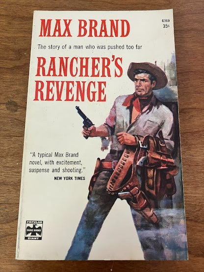 Vtg Paperbacks: Max Brand Books - Lot of 2
