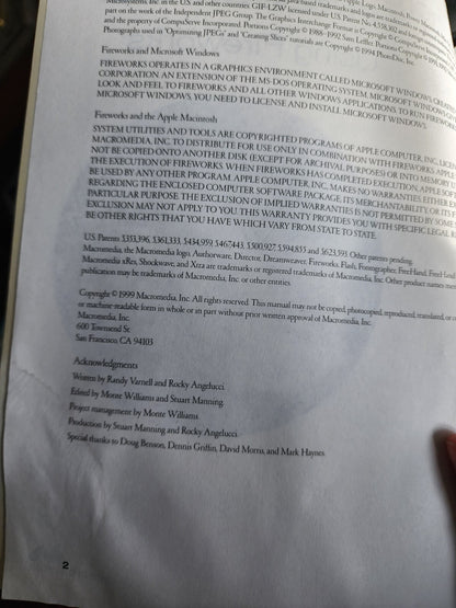 Macromedia Fireworks 4 Web Graphics Design & Production