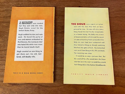 Gold Medal Books by Gordon D Shirreffs - lot of 2