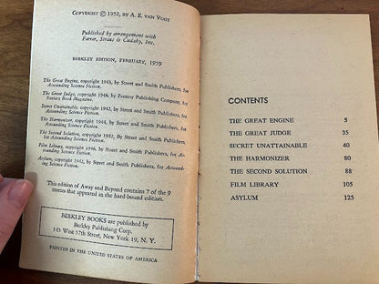 Vintage Paperback: Away and Beyond by A. E. Van Vogt