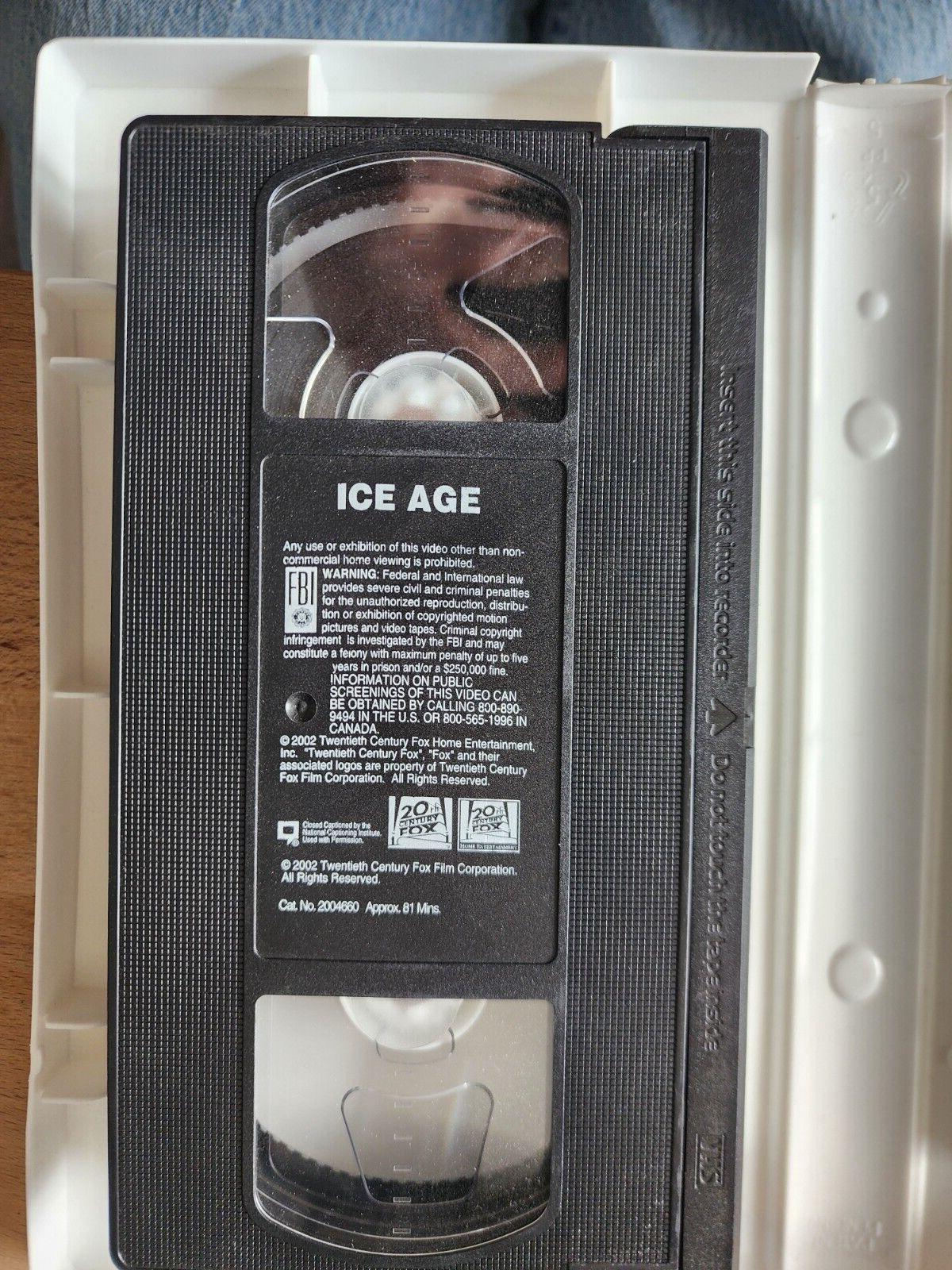 Ice Age VHS 2002