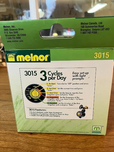 Melnor AquaTimer - Model 3015 - Electronic Water Timer