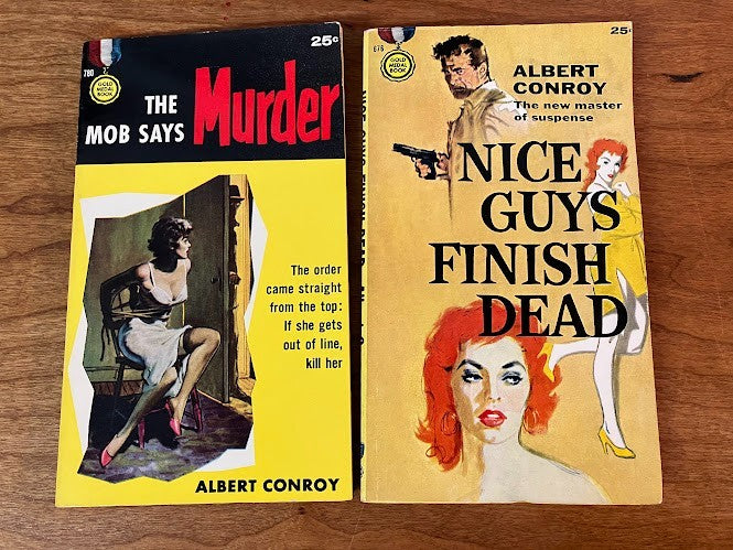 Vtg Paperbacks - Lot of 2 - Albert Conroy Books