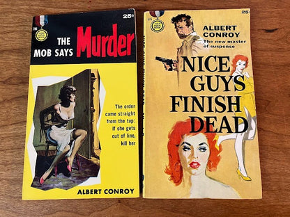 Vtg Paperbacks - Lot of 2 - Albert Conroy Books