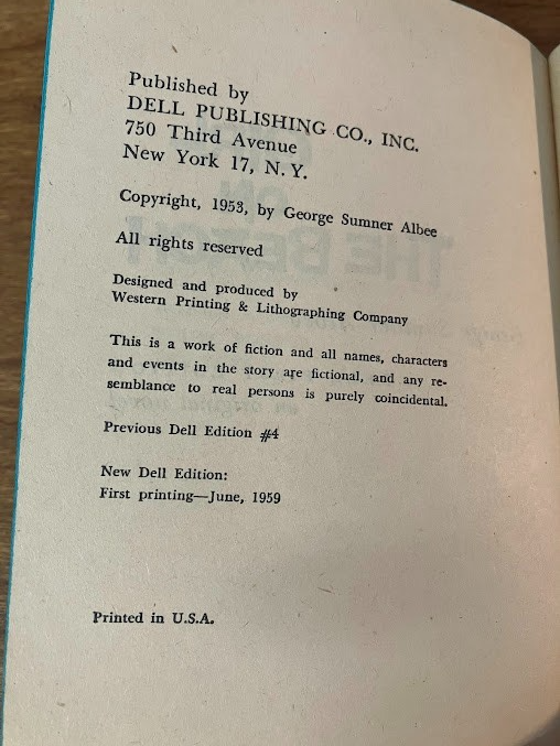 Vtg Paperback - Girl on the Beach by George Sumner Albee