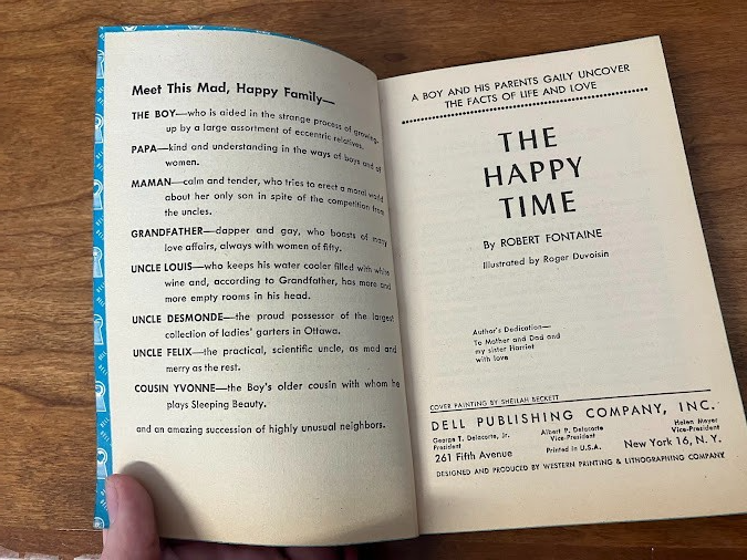 Vintage Paperback - Robert Fontaine: The Happy Time