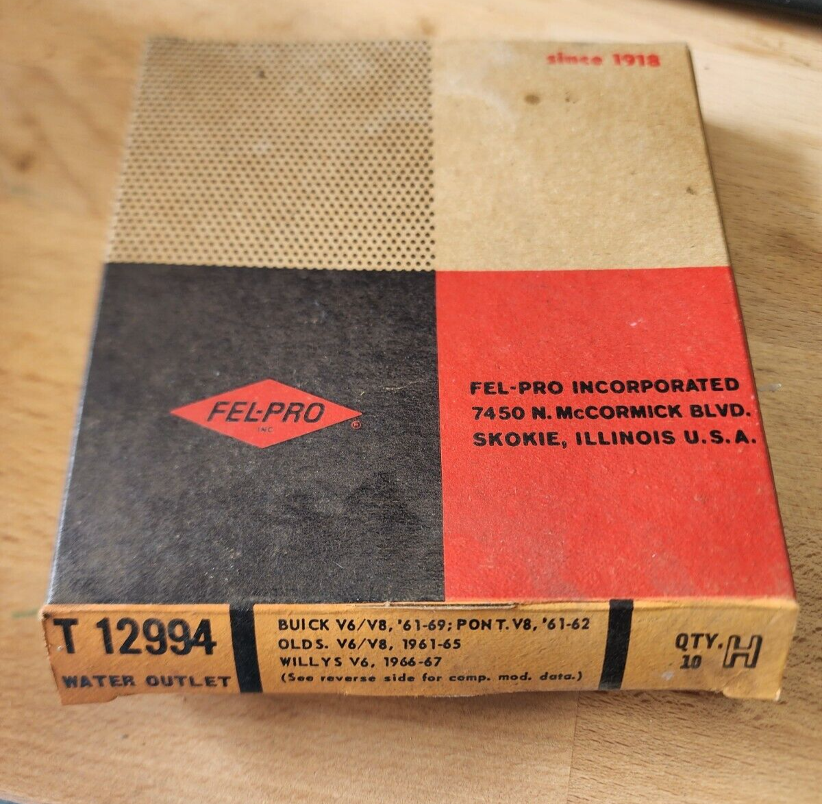 FEL-PRO T 12994 Water Outlet Gaskets (10)