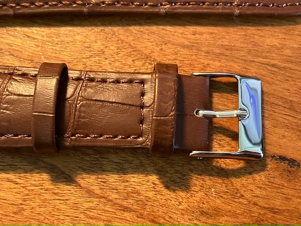 Hadley Roma Wristwatch: MS737 Brown 22R - Genuine Leather