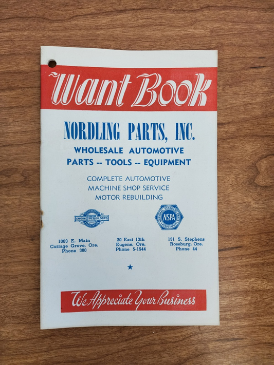 Vtg Automotive "Want Book" Sealed Power Piston Rings