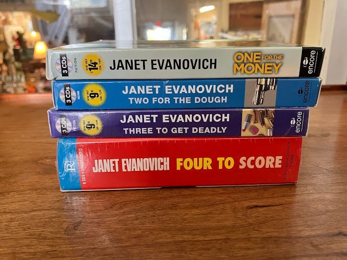 Janet Evanovich CD Audiobooks - lot of 4