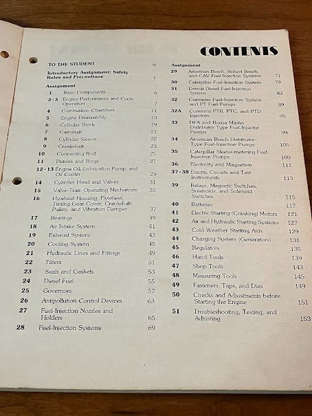 DIESEL MECHANICS - Softcover Textbooks - ERICH J. SCHULZ