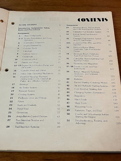 DIESEL MECHANICS - Softcover Textbooks - ERICH J. SCHULZ