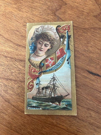 Tobacco Cards: Ocean and River Steamers Duke's Cigarettes - lot of 7