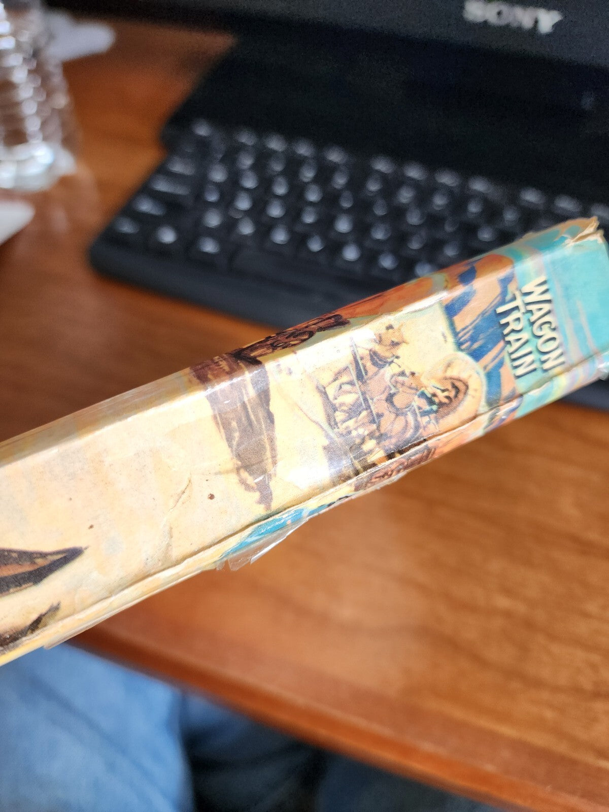 Vtg Harcover Book - Wagon Train by Troy Nesbit 1959~Authorized TV Edition