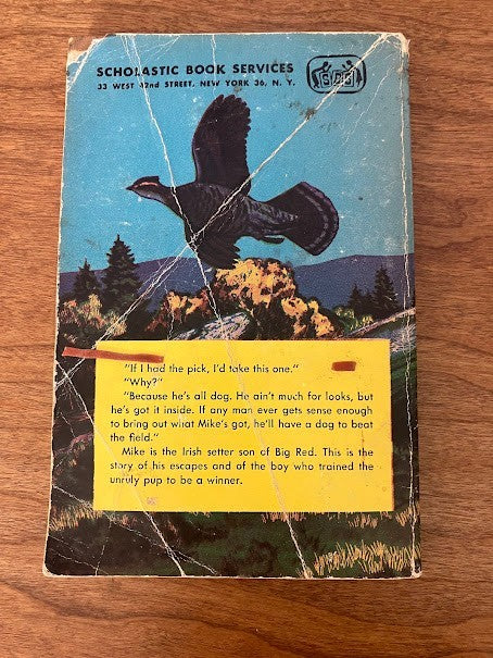 Paperback - Irish Red Son Of Big Red By Jim Kjelgaard