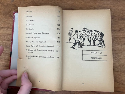 Vintage Perma Books - Sam Nisenson: Handy Illustrated Guide To Football