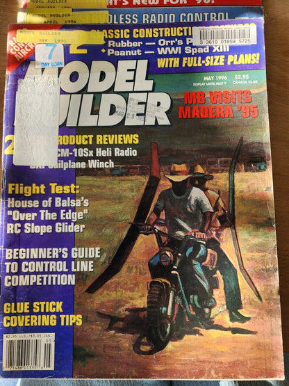 Lot of 8 Model Builder Magazines From 1996
