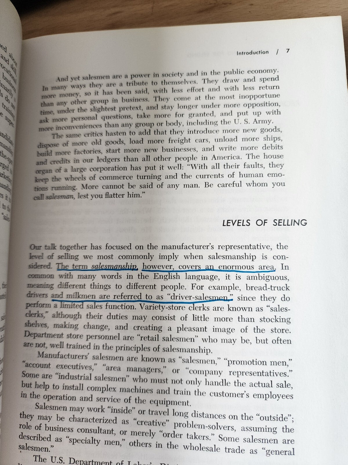 Vtg SALESMANSHIP MODERN PRINCIPLES AND PRACTICES U GRANT MARSH Sales Book HC