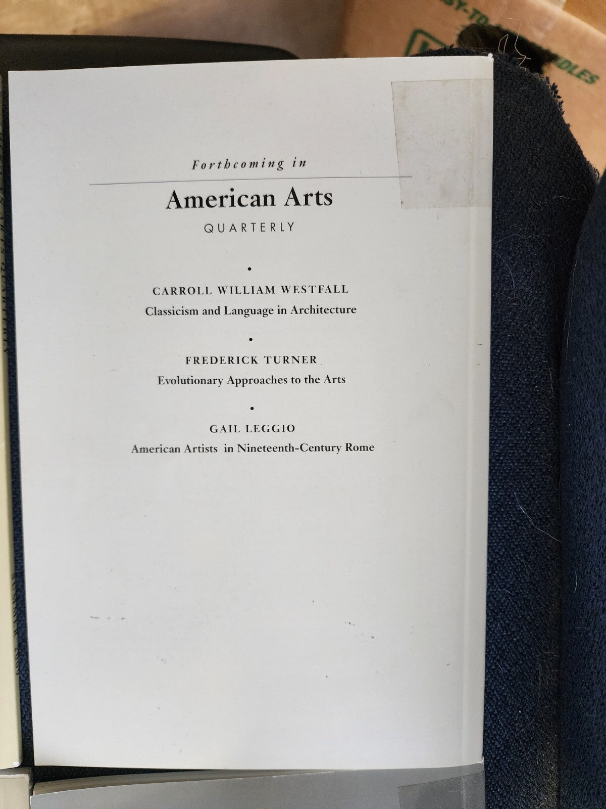 Lot of 4 American Arts Quarterly Back Seasonal Issues 2009