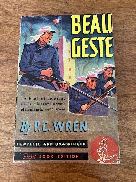 Vtg Pocket Book - Beau Geste: by P.C. Wren
