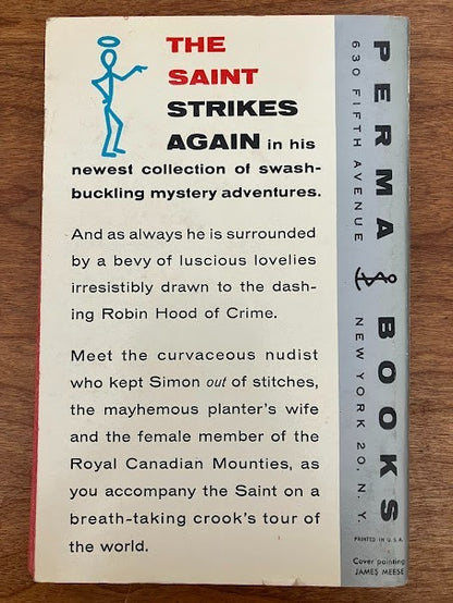 Vtg Paperback - The Saint Around The World by Leslie Charteris