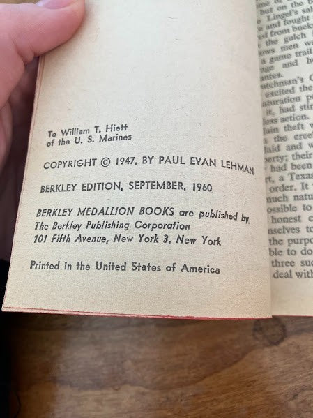 Ballantine Books: ONLY THE BRAVE - PAUL EVAN LEHMAN