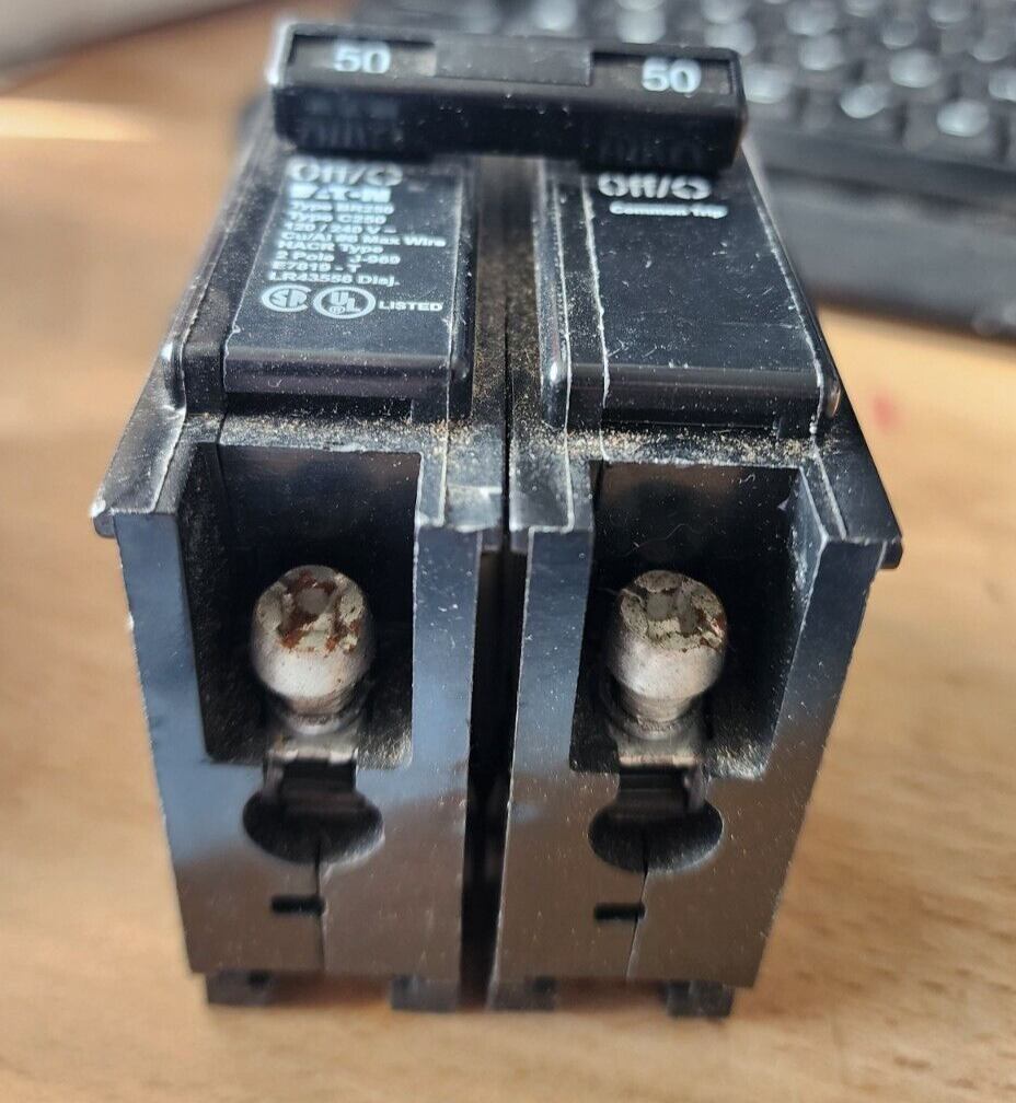 Eaton BR 50 Amp 120/240 Volts 2-Pole Circuit Breaker