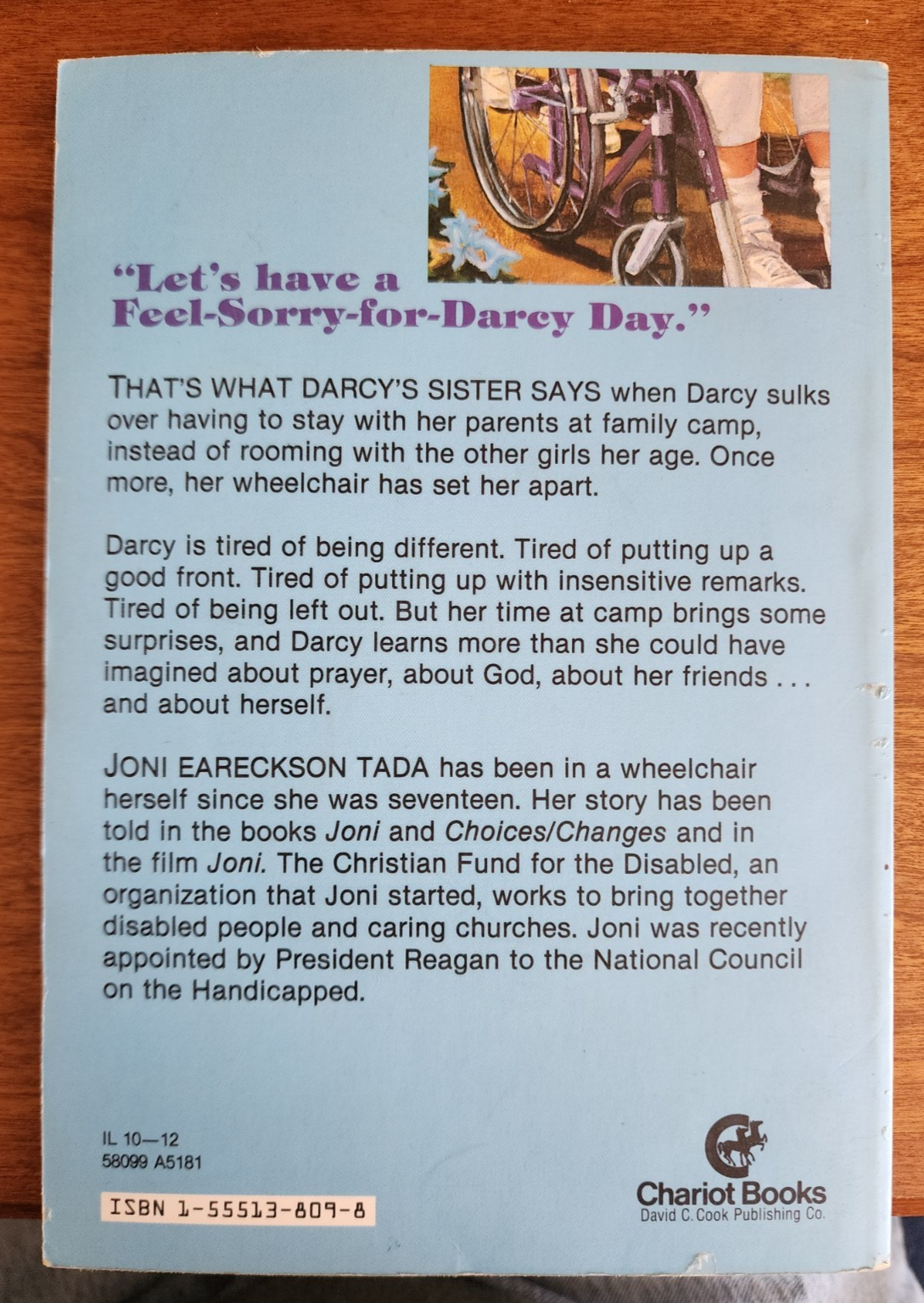Darcy Paperback Book by Joni Eareckson Tada
