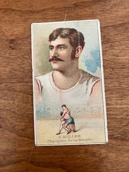 W.S. Kimball & Co: S. Muller Champion Swiss Wrestler