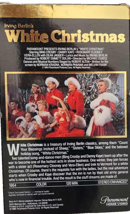White Christmas Beta tape  Collector series 1954 (75th Anniversary)