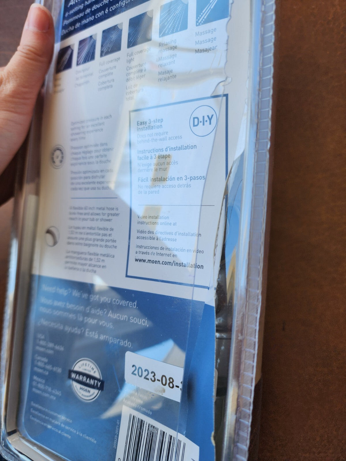 Moen 6-Mode Attune Hand Held Shower Head in Chrome 218H0 *NEW*