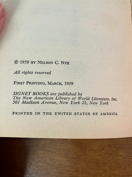 A Signet Book: The Overlanders by Nelson Nye