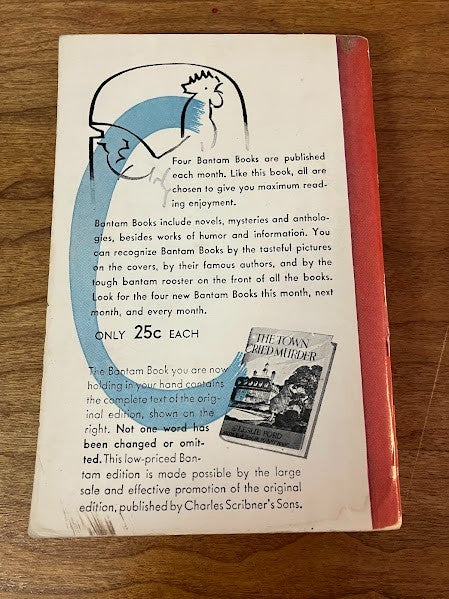 Bantam Book - THE TOWN CRIED MURDER by Leslie Ford