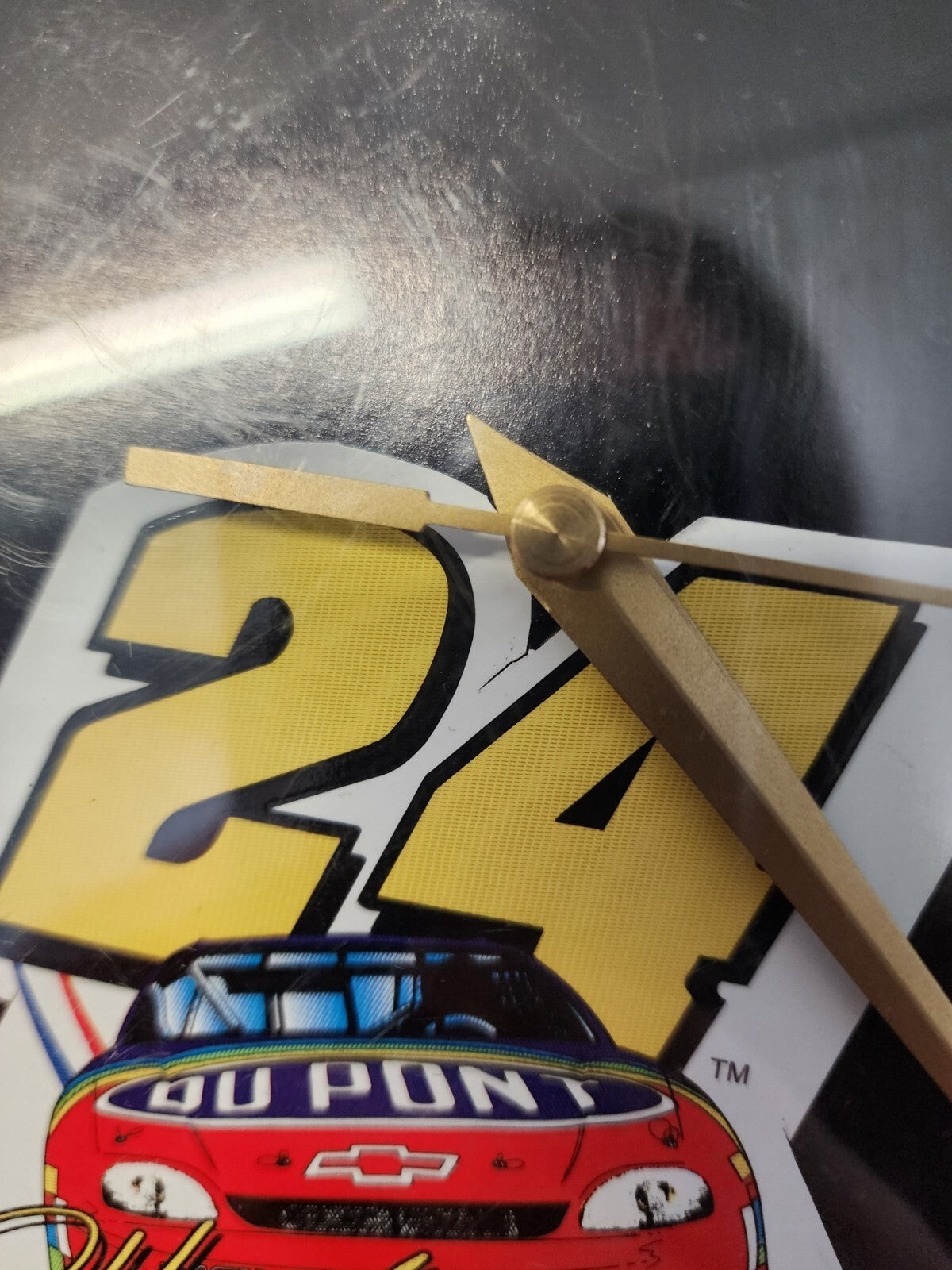 Jeff Gordon #24 Nascar Racing Clock