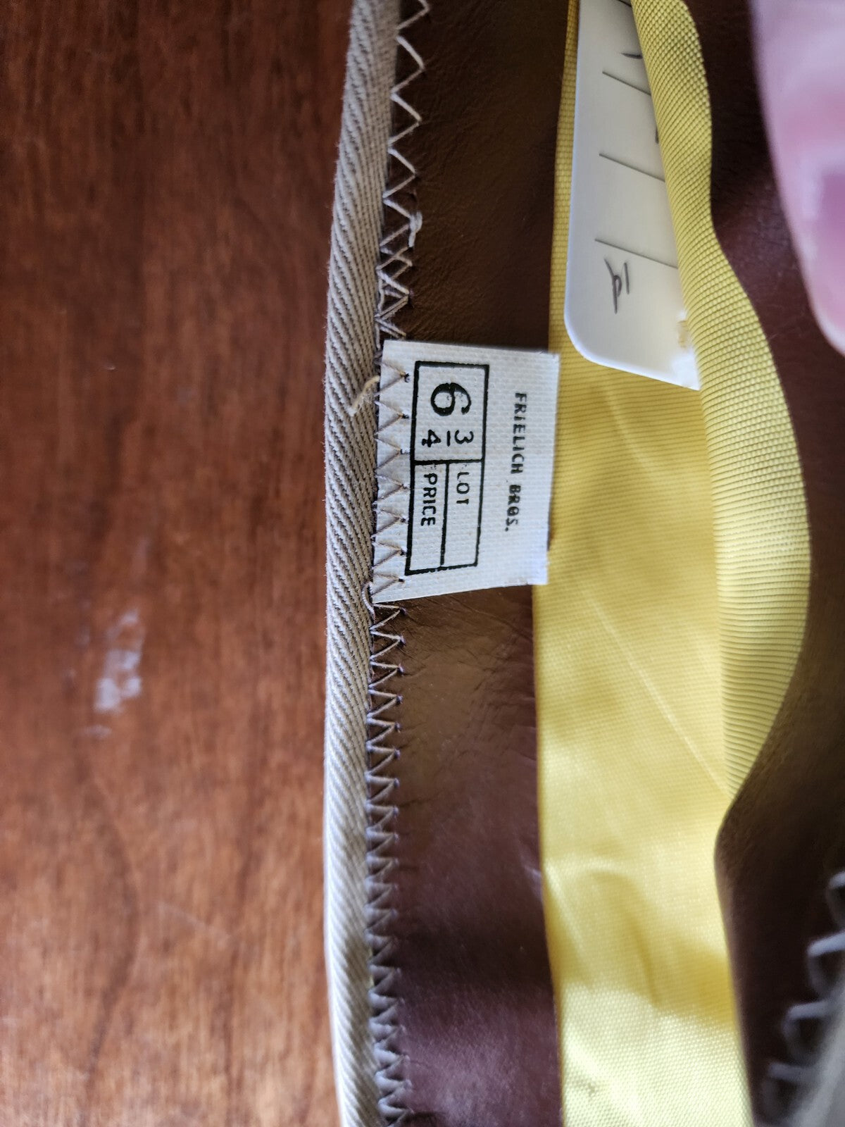 US Military AF Garrison Wool Cap/hatsize 6-3/4 Khaki Tan & Red