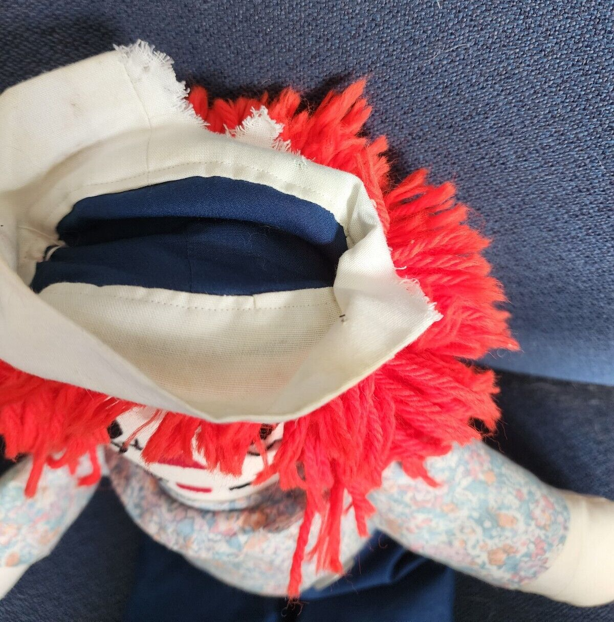 Vintage Raggedy Andy in a Floral Shirt