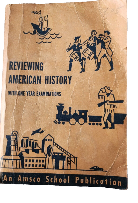 Vtg 1960 Reviewing American History - Paperback