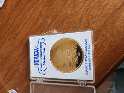 1980 Nevada State Museum (Old Carson City Mint) Proof Like Bronze Medal - GOOD