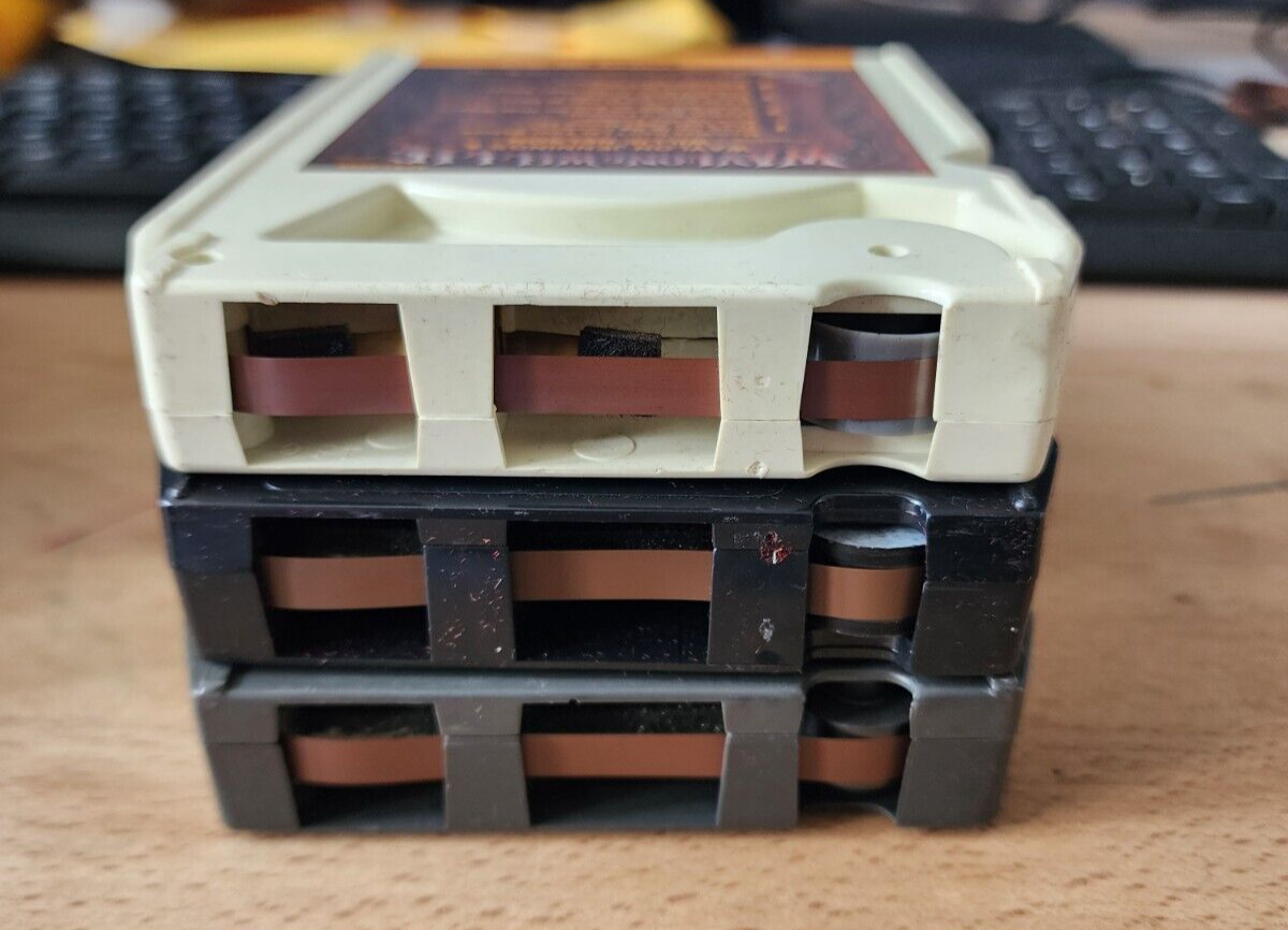 Lot 3 Willie Nelson 8 Track Tapes Untested