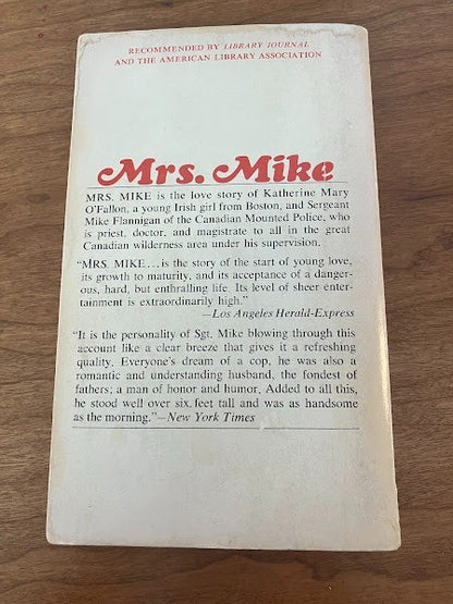Mrs. Mike: The Story Of Katherine M by Benedict Freedman