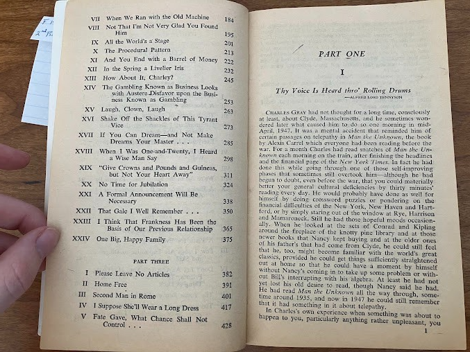 Vtg Paperback -POINT OF NO RETURN By John P. Marquand