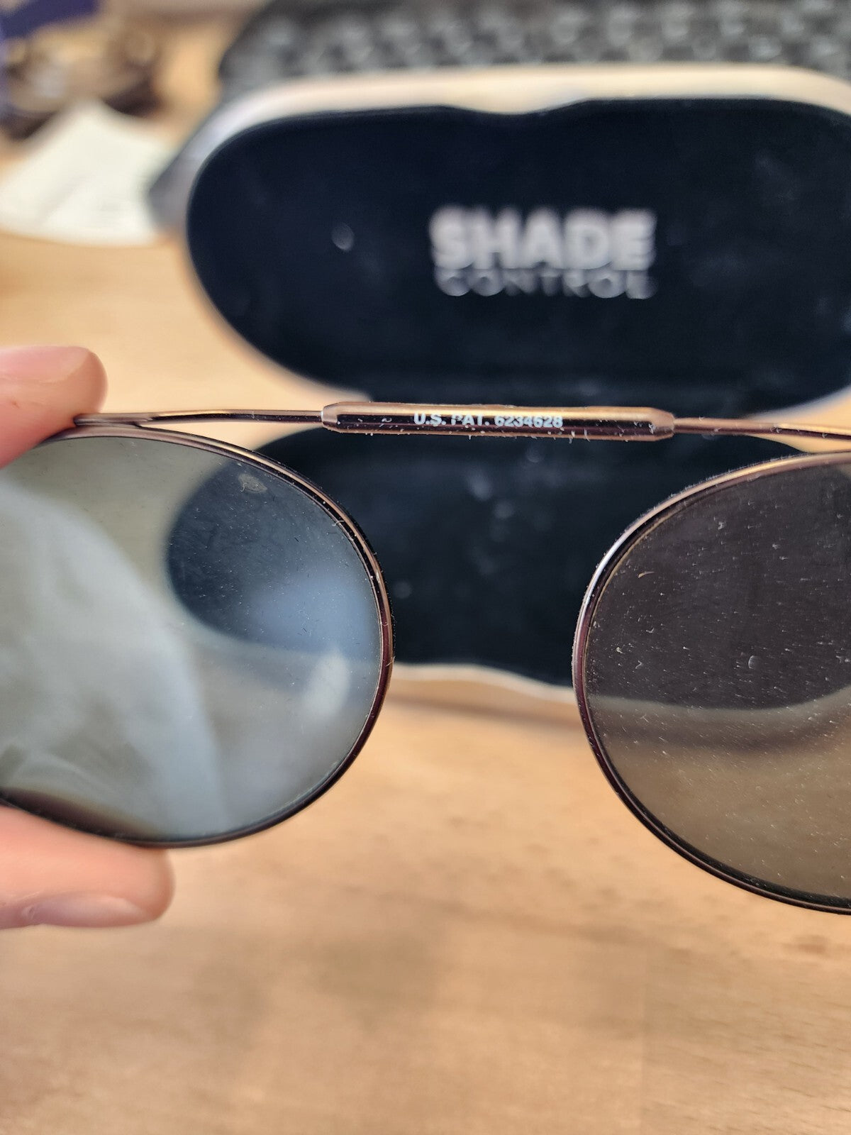 Shade Control Sunglass Clip-on W/ Case