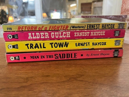 Vintage Paperbacks - Ernest Haycox - Lot Of 4 - DELL