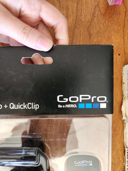 GoPro Quick Clip Head Strap - Black, ACHOM-001 NEW