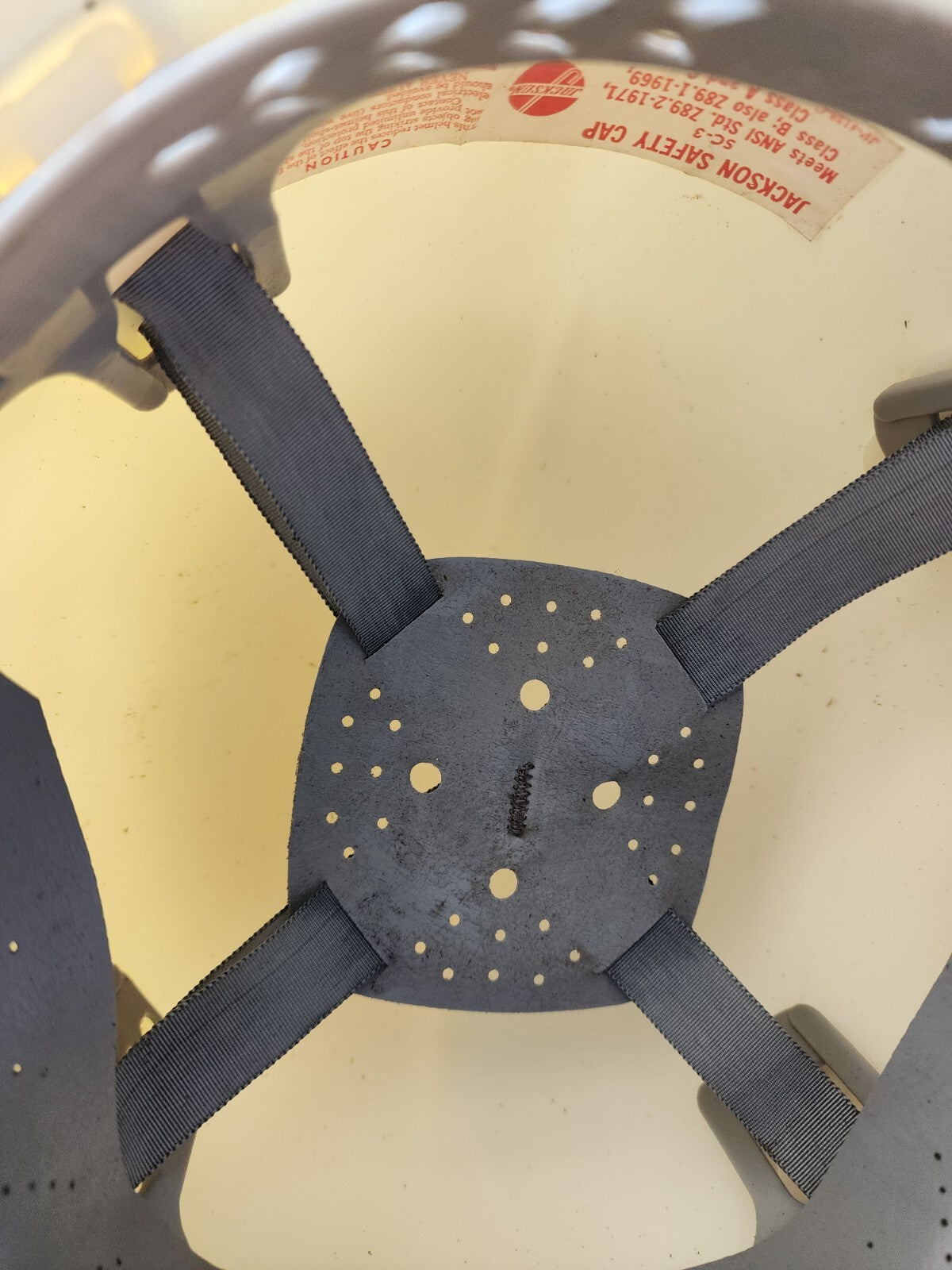 VTG JACKSONS Safety Construction Hard Hat Medium VISITOR