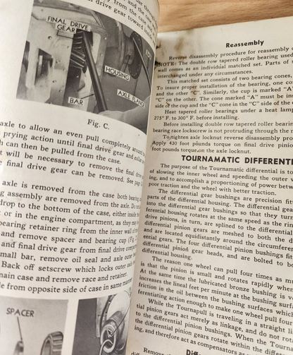 Model C Roadster Tournapull Maintenance and Repair Manual - Acceptable