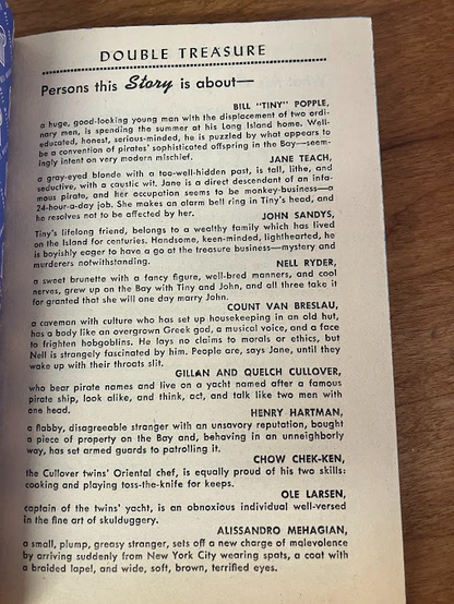 Vtg Paperback - Double Treasure by Clarence Budington Kelland