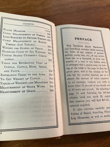 Ready Reckoner 1937 - Improved Form & Log Book - Vintage